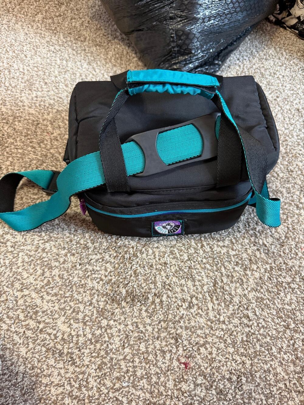 Vintage Samsonite World Sport Camera Bag 90s Teal Padded SLR Camcorder Case